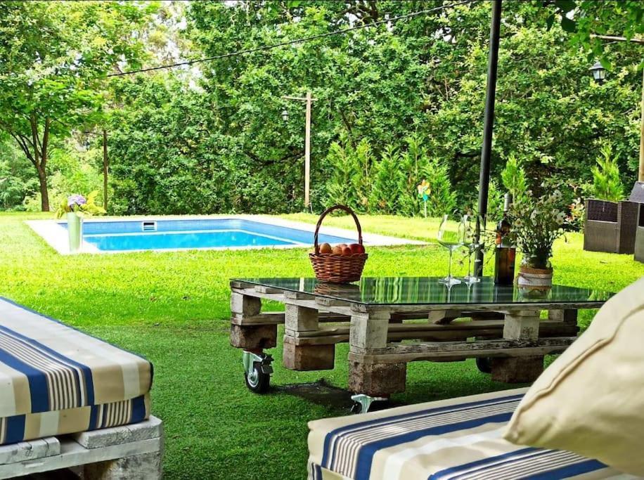 A Vina De Lina. Turismo Rural Con Piscina Y Finca. Pontevedra Luaran gambar